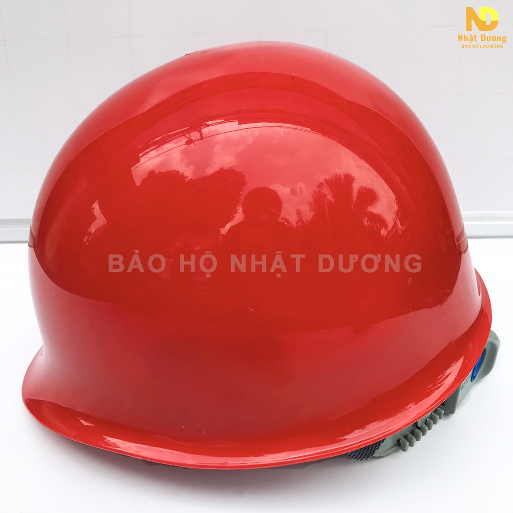 Mũ bảo hộ lao động kiểu nhật màu đỏ N01, Nón bảo hộ lao động có lót xốp Nhật Dương