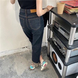 Quần Jeans Cạp cao Ống đứng [ order ]