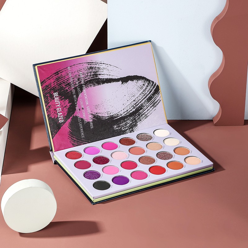 BEAUTY GLAZED Makeup Eye shadow Palette Color Shades 72 color Shimmer Glitter Eyeshadow Palette Cosmetics