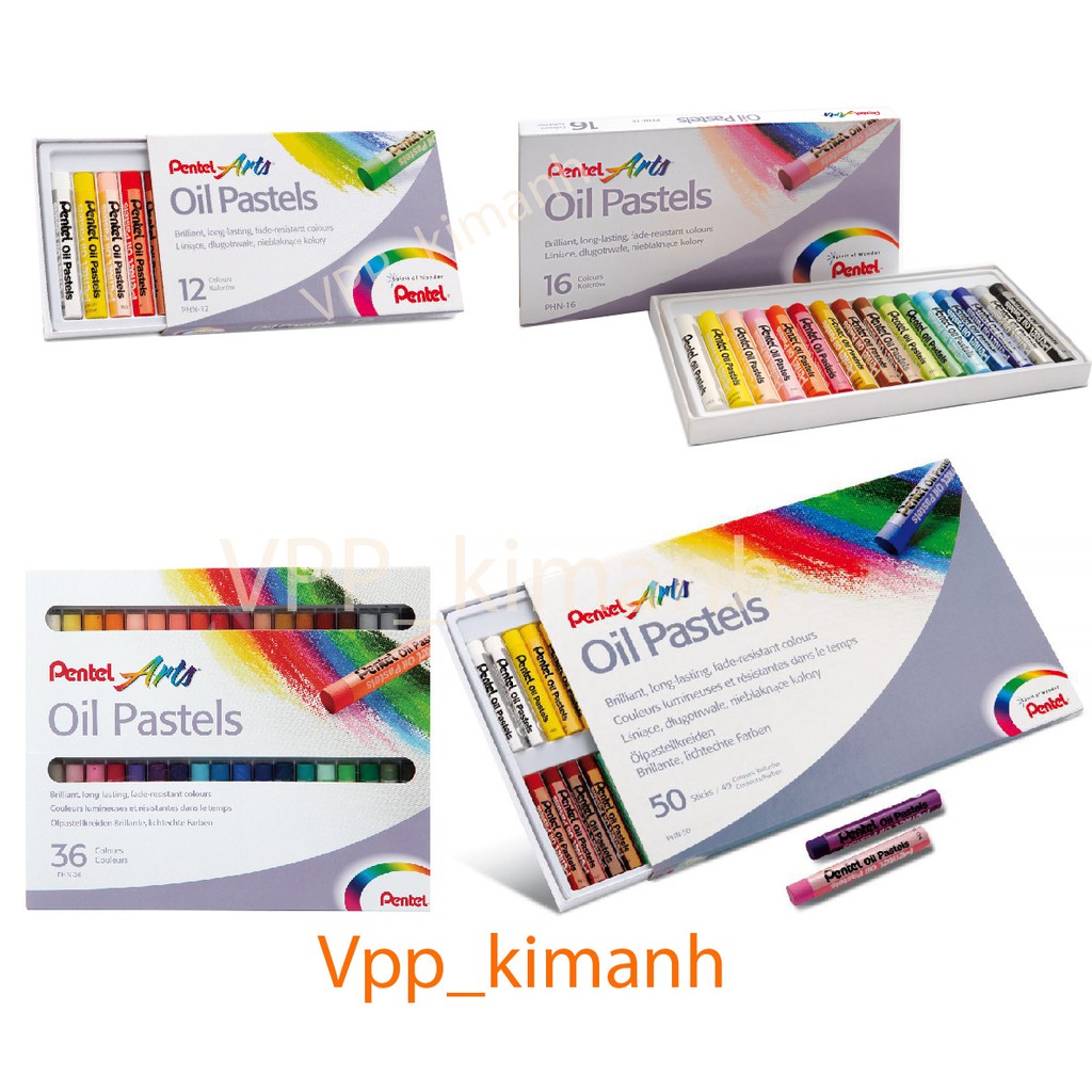 [RẺ NHẤT]Sáp dầu Pentel PHN-12/16/25/36/50 hàng chính hãng 100%