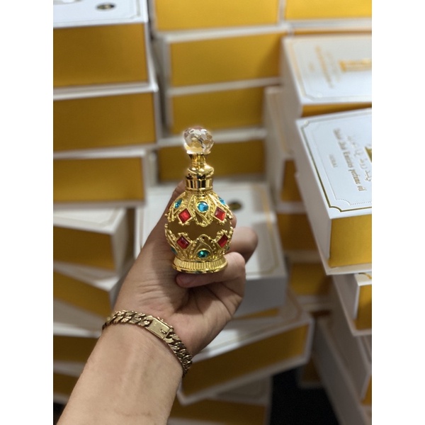 Lẻ=sỉ tinh dầu dubai chai Vương Miệng Đính đá 17ml cam kết chính hãng chuẩn tinh đậu