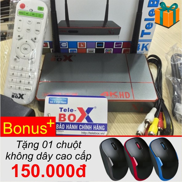 Tivibox Telebox X1 2018 -Tặng chuột không dây cao cấp
