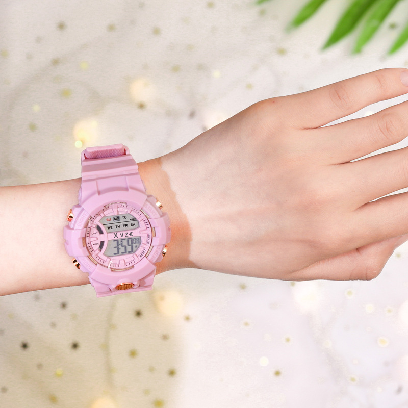 Đồng hồ đeo tay dây silicon phong cách trẻ trung cho nữ