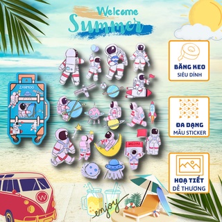 Bộ 20 miếng dán sticker hoạ tiết dễ thương dán valy, điện thoại, mũ bảo hiểm chống thấm nước