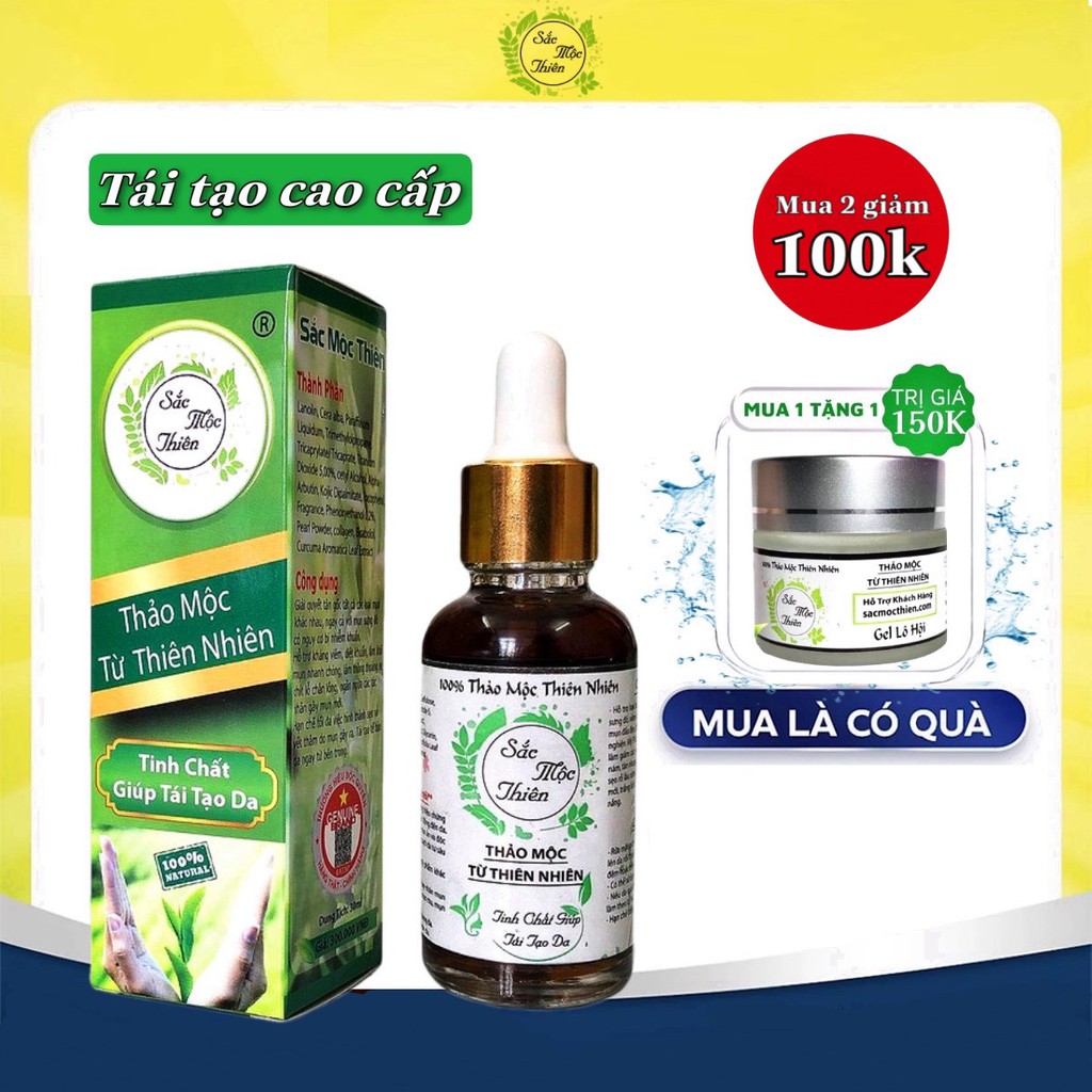 Sắc Mộc Thiên Tinh Chất Giúp Tái Tạo Cao Cấp - Hỗ Trợ Cải Thiện Mụn - Nám - Tàng Nhang - Sẹo Rỗ | BigBuy360 - bigbuy360.vn