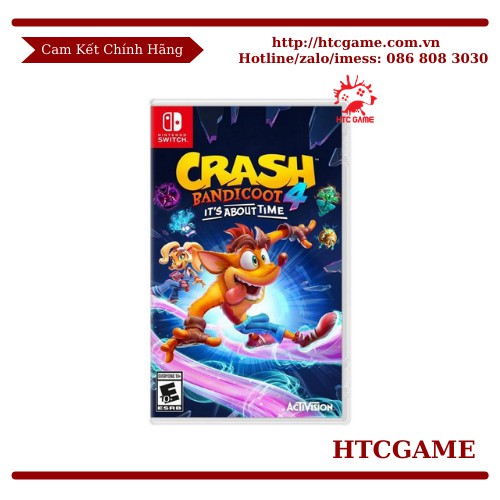 Game Crash Bandicoot 4: It's About Time - Nintendo Switch