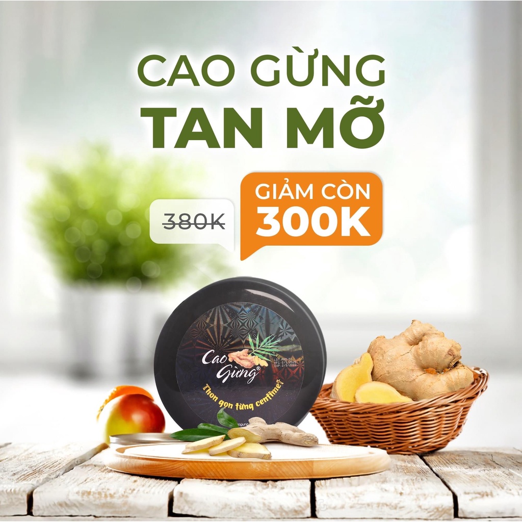 [KÈM QUÀ TẶNG] CAO GỪNG TAN MỠ THIÊN NHIÊN VIỆT 2022 - CAO GỪNG CÁT TƯỜNG