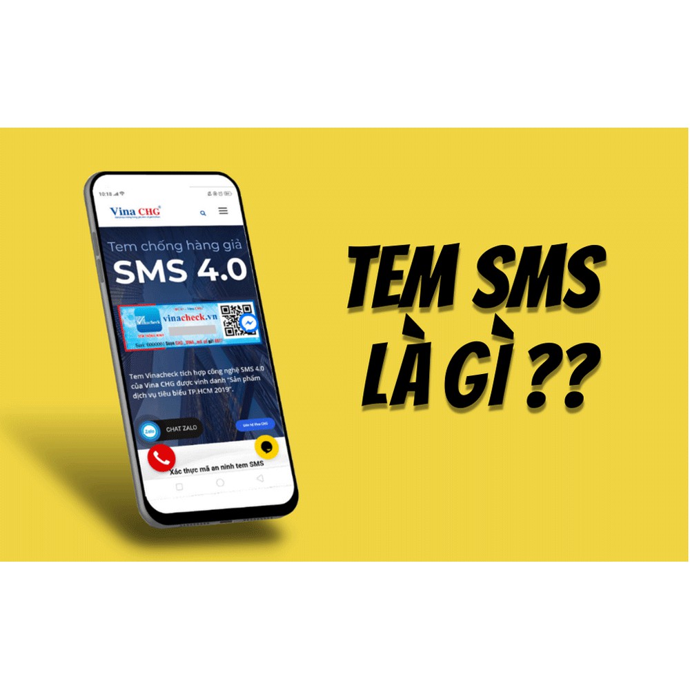 Tem SMS: Giải pháp chống giả công nghệ cao