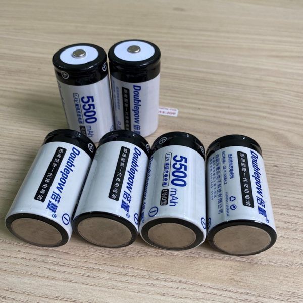 Pin đại sạc được Dowblepow 5500mAh cao cấp, dùng cho bếp ga, đèn pin, đài cassette