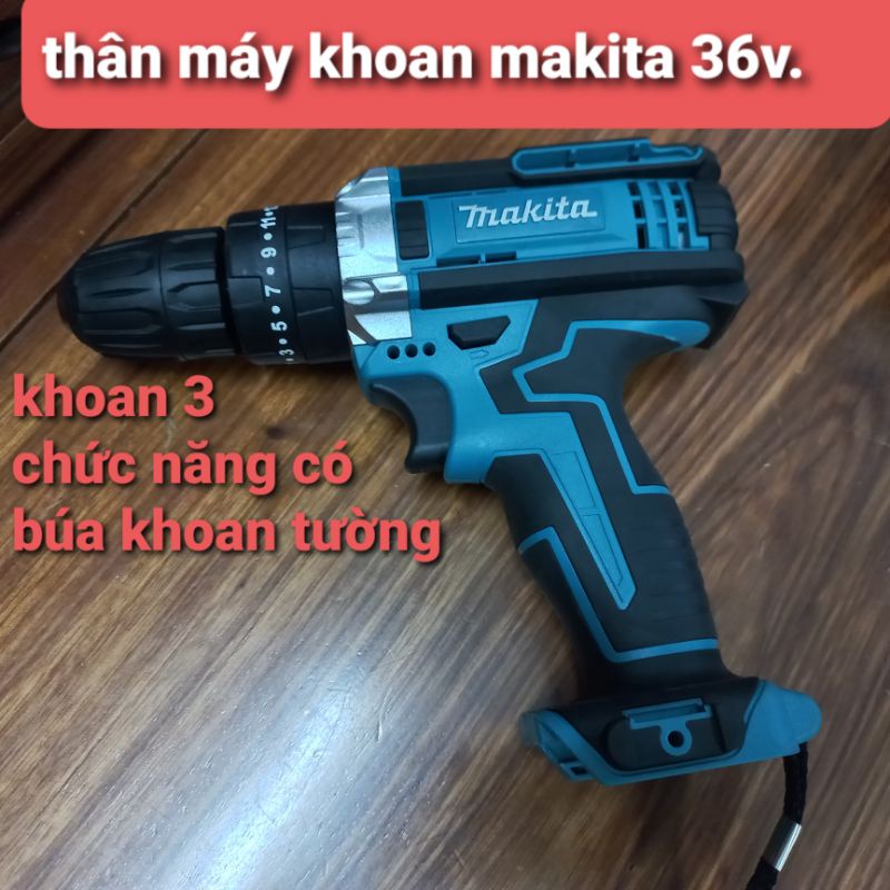 Thân máy khoan pin makita 36v