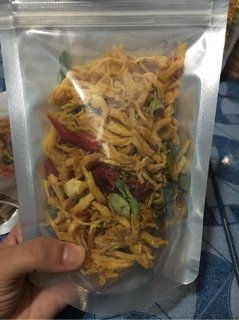 Khô gà sấy lá chanh mini🍃