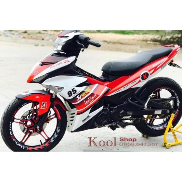 Tem Dán Vành Full Bánh Spost Xanh Đen Mã Tem 009