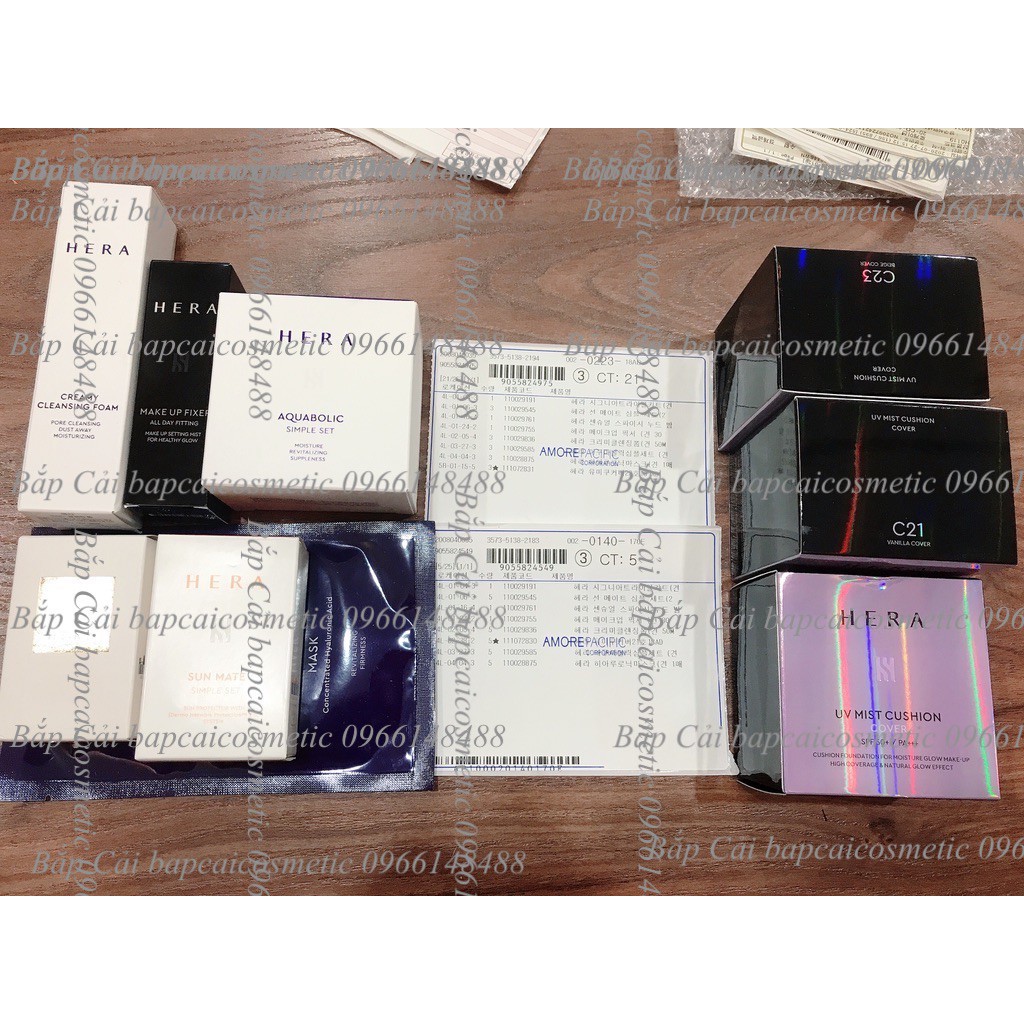 MBC Phấn nước Hera Black SPF34/ PA++/ UV Mist Cover SPF50+ PA+++/Black cushion new layerless matte | BigBuy360 - bigbuy360.vn