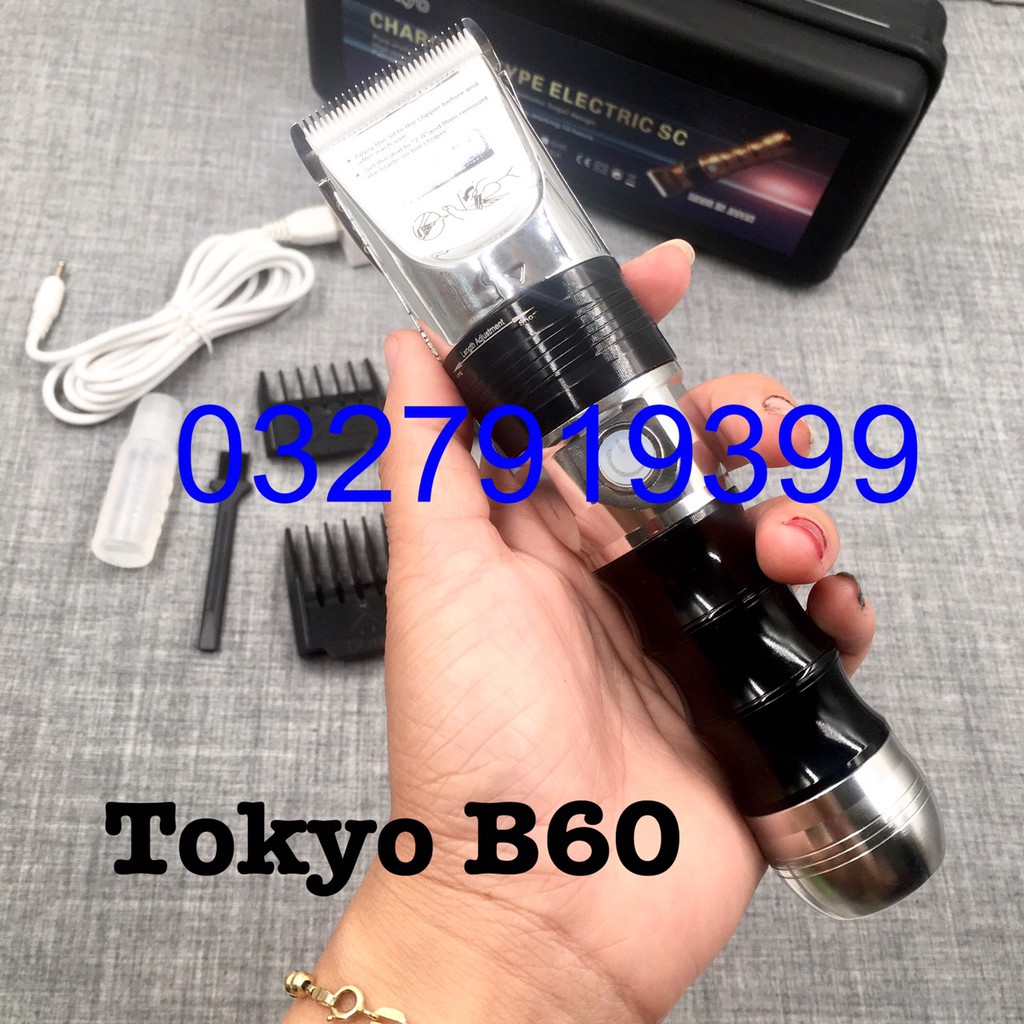 ✅freeship✅ Tông đơ cắt tóc Pin trâu TOKYO B60