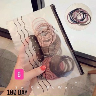 sét thun cột tóc 100 sợi