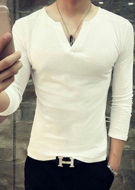 2 MẪU CỔ V THUN TAY DÀI LÊN FROM CỰC ĐẸP NHÉ | BigBuy360 - bigbuy360.vn