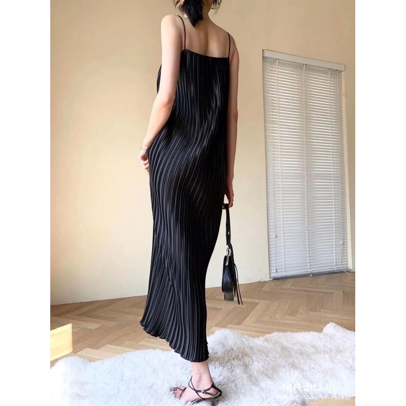 🌺 Váy maxi voan dập ly🍓( 2 lớp có ảnh thật, cận chất) | BigBuy360 - bigbuy360.vn