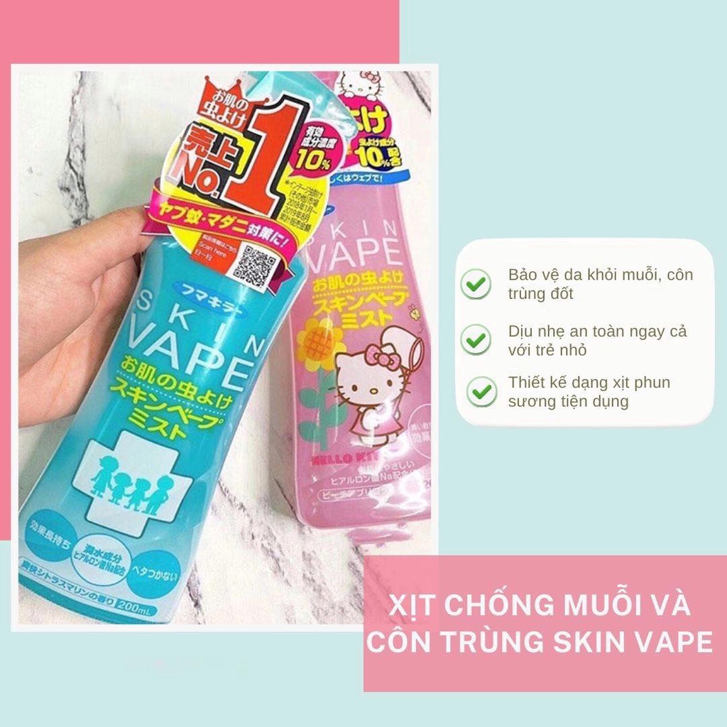 Xịt chống muỗi và côn trùng Skin Vape