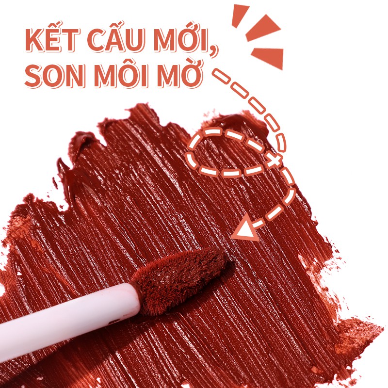 （Hà Nội）Son kem màu lì KIMUSE son môi 5ml