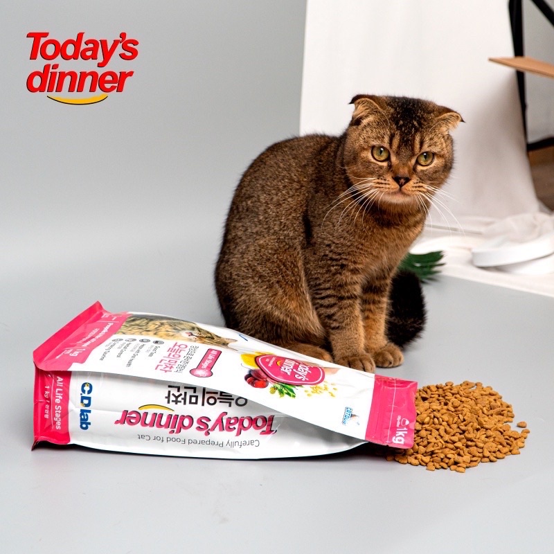 1kg - Thức ăn hạt Today’s Dinner cho mèo 🐈