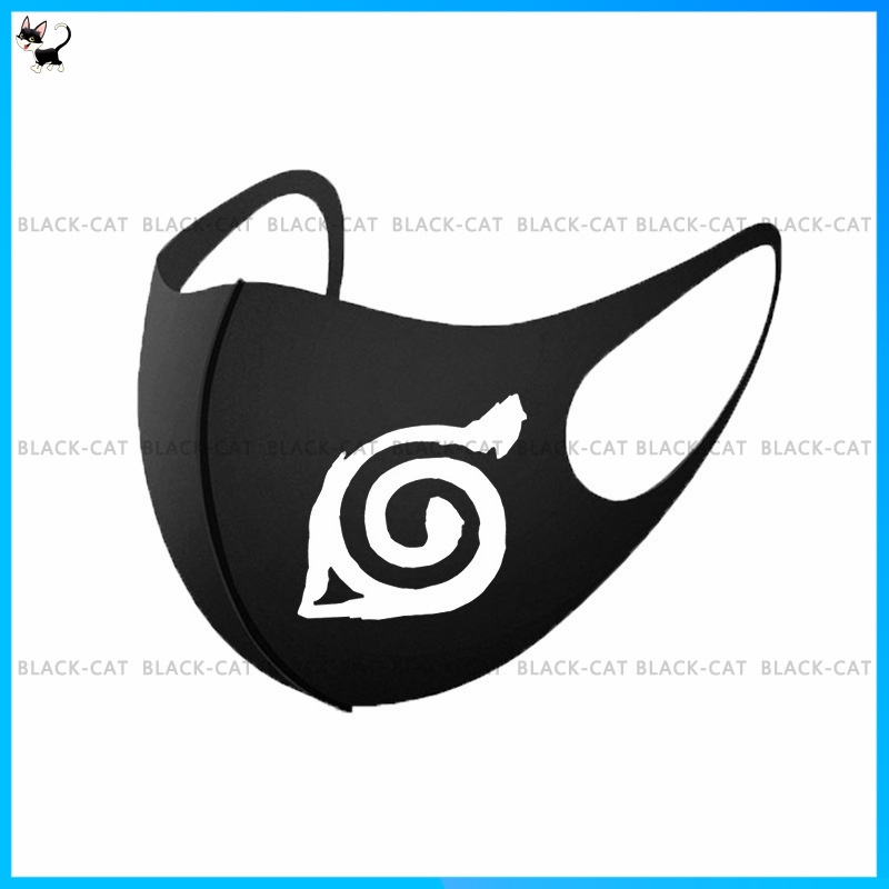 Khẩu Trang Vải Thoáng Khí Chống Bụi In Họa Tiết Hoạt Hình Naruto M-a-sk