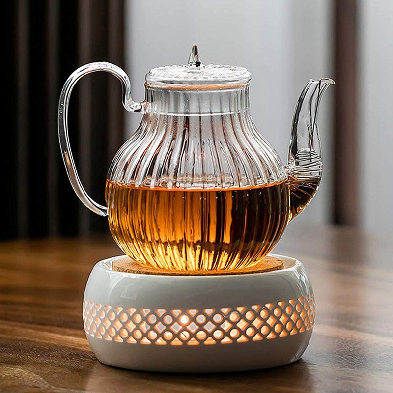 Ấm Trà Gốm Sứ Có Đệm Nút Bần Cho Ấm Trà Hoàn Hảo Và Ấm Trà Gốm