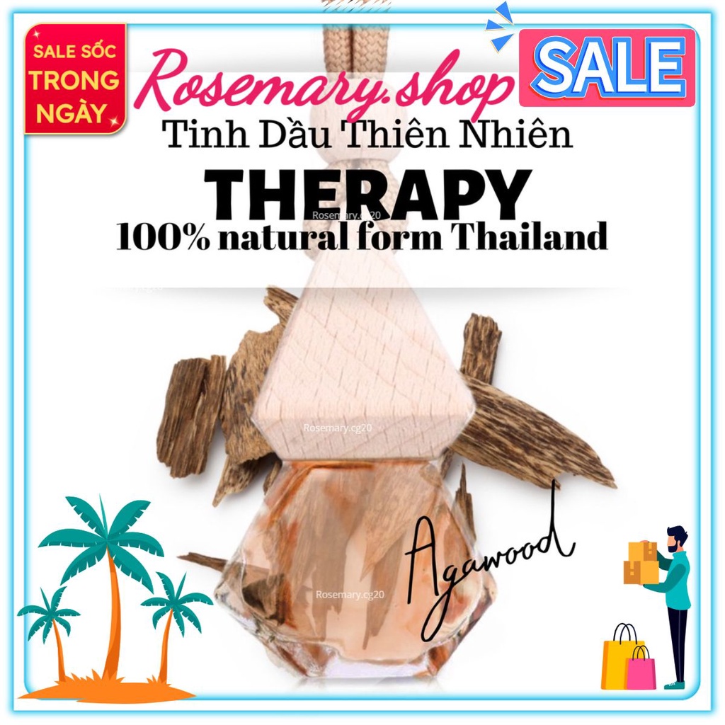 [ROSE_MARY] Tinh Dầu Treo Phòng Hương Trầm Therapy