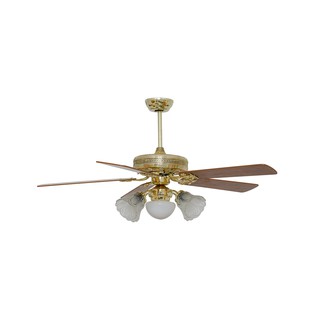 Quạt trần đèn trang trí ktp-np509 cánh 2 mặt