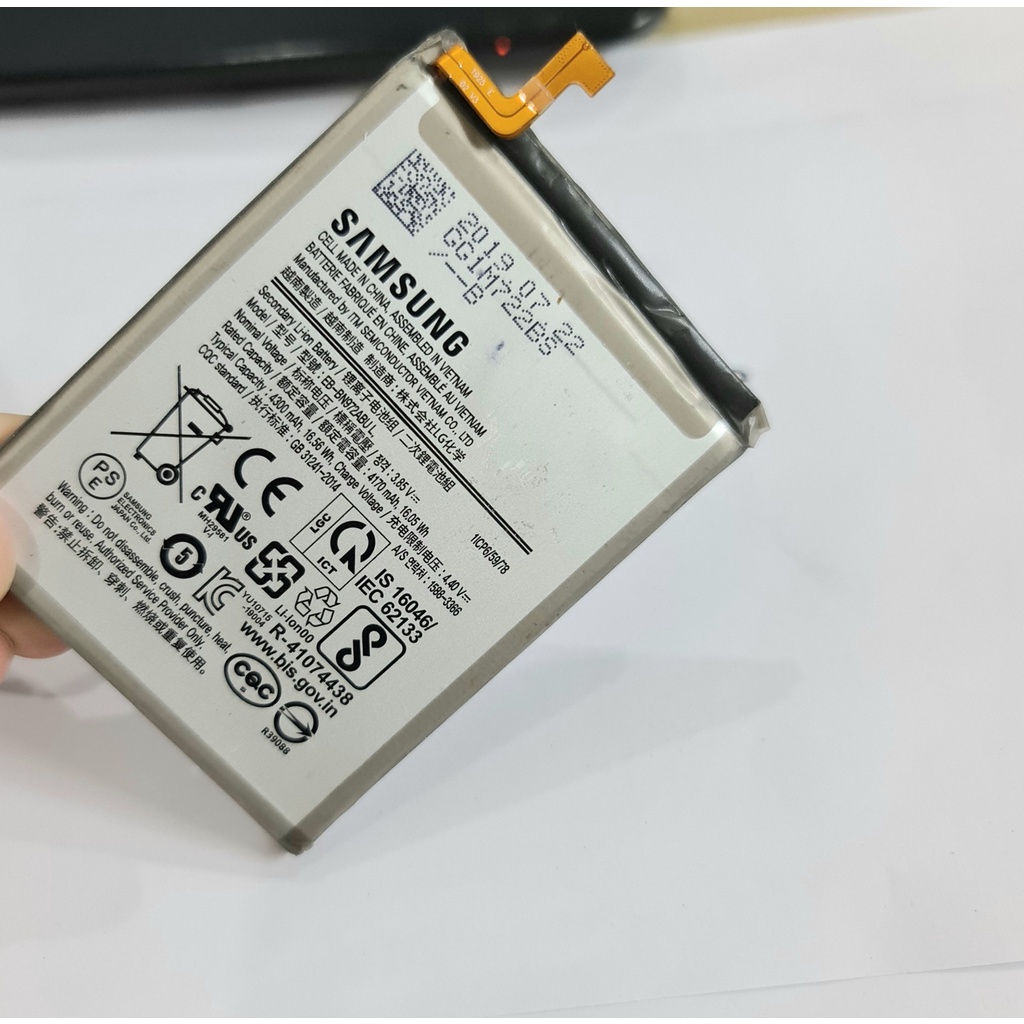 Pin Điện thoại SamSung Note 10 Plus hàng Zin tháo máy