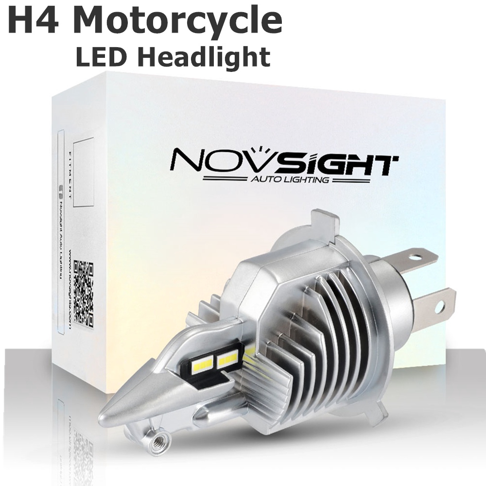 FIGHTER  H4 Motorcycle LED Headlight Bulb 1Pcs 30W LED Light Bulb Headlamp For Yamaha Kawasaki Motorcycle