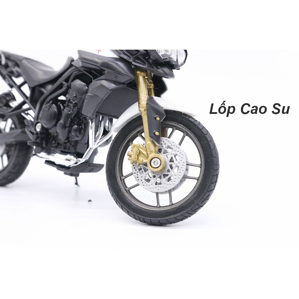 MÔ HÌNH XE MOTO Siêu xe TRIUM TIGER 800 - WELLY tỷ lệ 1:18