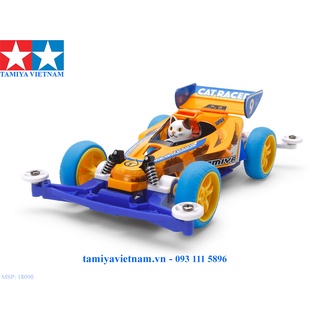 18090 mô hình xe đua lắp ráp chạy bằng pin mini 4wd "mini 4wd cat racer"
