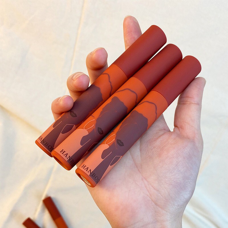 Son Kem Hanboli Velvet Mist Lip Glaze Màu Sắc Quyến Rũ Chất Mềm Mịn Môi