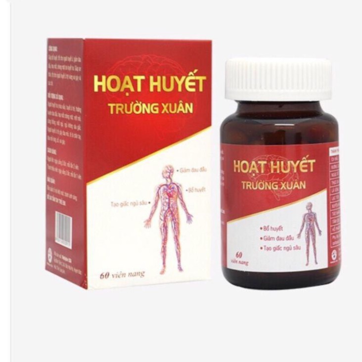 Thực phẩm Hoạt huyết trường xuân - Bổ Huyết, giảm đau đầu, khó ngủ