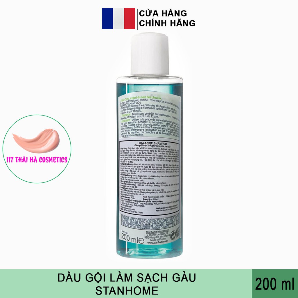 Dầu gội làm sạch gàu, mượt tóc STANHOME BALANCE SHAMPOO 200ml