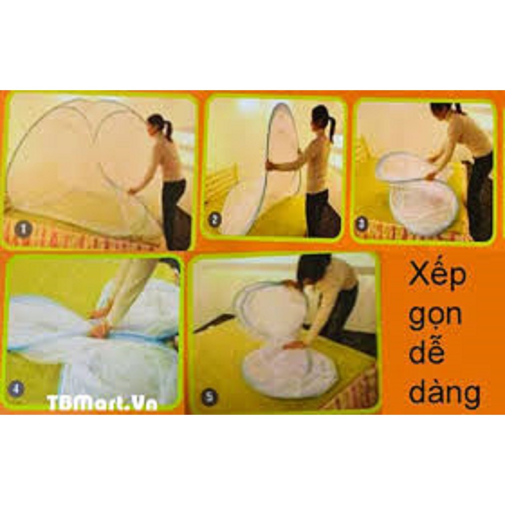 MÀN CHỤP TỰ BUNG 2M X 2M2 - MÀN CAO CẤP CÓ ĐÁY