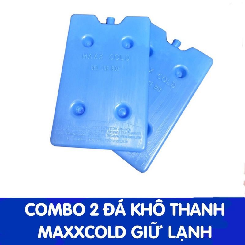 2 hộp đá khô điều hòa maxcool