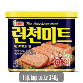 [sẵn hcm] Thịt hộp Lotte Lunchoen Meat Hàn Quốc 340g