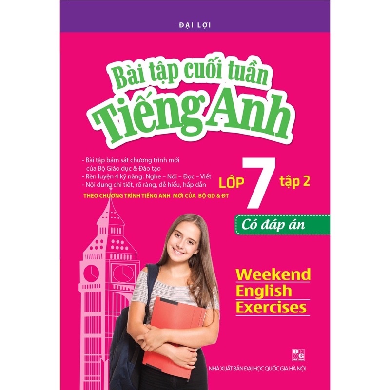 Sách.__.Bài Tập Cuối Tuần Tiếng Anh Lớp 7 Tập 2 Có Đáp Án