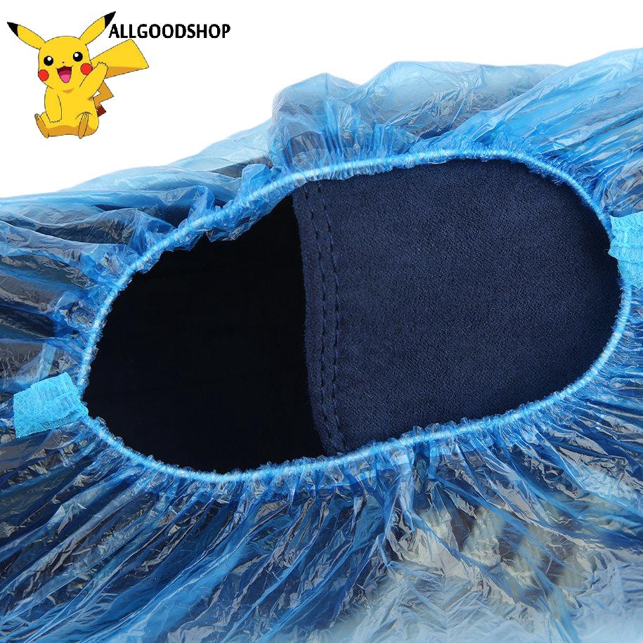 Set 100 bao nhựa bọc giày phân hủy được chống thấm nước khi đi mưa | BigBuy360 - bigbuy360.vn