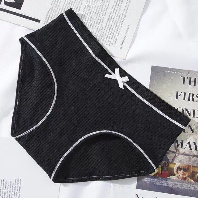 Set 10 Quần Lót Cotton Phối Nơ Siêu xinh 028