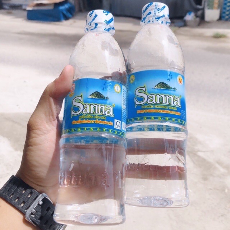 Combo 2 Thùng Nước Suối Đóng Chai SANNA Khánh Hoà 500ml (24chai/thùng)