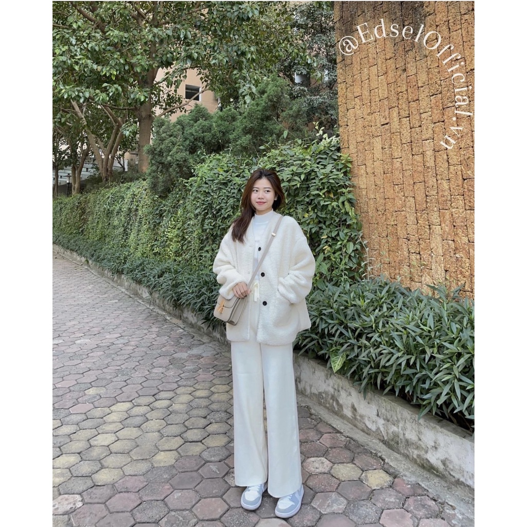 Áo Cadigan Lông siêu dày-6C8T