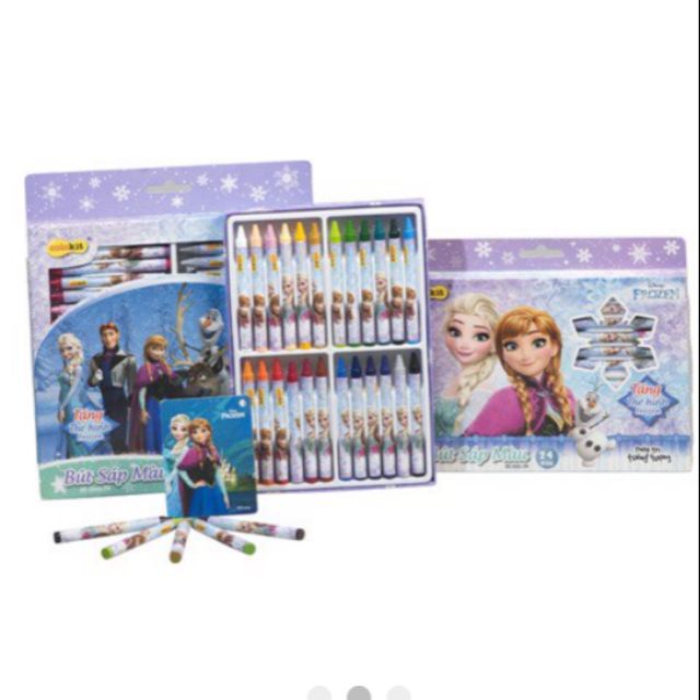 [Mã LIFEBOOK2 giảm 10% đơn 0Đ] Bút sáp 24 màu Colokit Disney Frozen CR-C031/FR