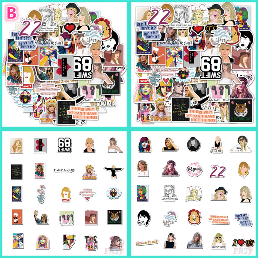 ❉ Taylor Swift - Popular &amp; Country Music Singer Stickers ❉ 1Set Superstar DIY Fashion Decals Doodle Stickers