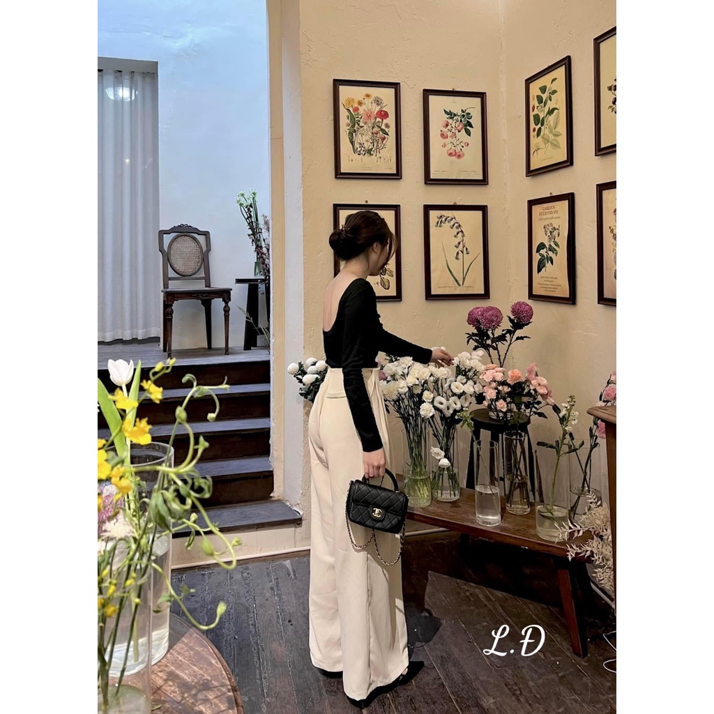 Set áo thun - quần ống rộng