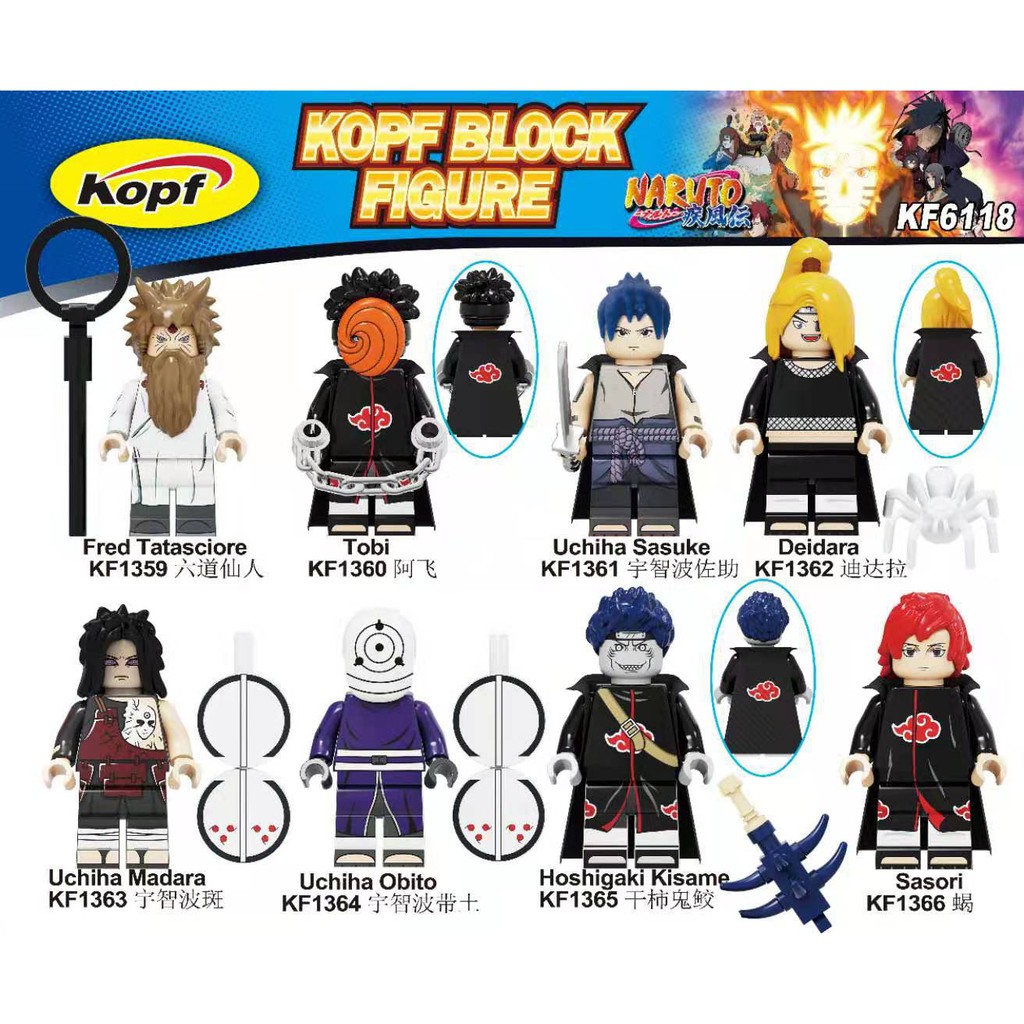 LEGO LEGO Mô Hình Nhân Vật Uchiha Sasuke Trong Phim Hoạt Hình Naruto