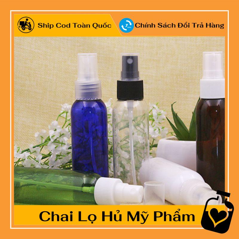 Chai Xịt Phun Sương ❤ TOP GIÁ RẺ ❤ Chai nhựa pet xịt phun sương 30ml,50ml,100ml chiết mỹ phẩm ,Xưởng Chai Lọ