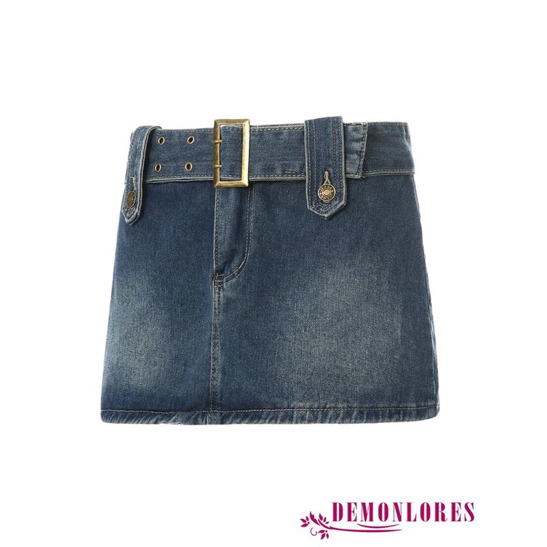 Chân Váy Ngắn Mỏng Màu Trơn Phối Thắt Lưng Bản Rộng Cho Nữ