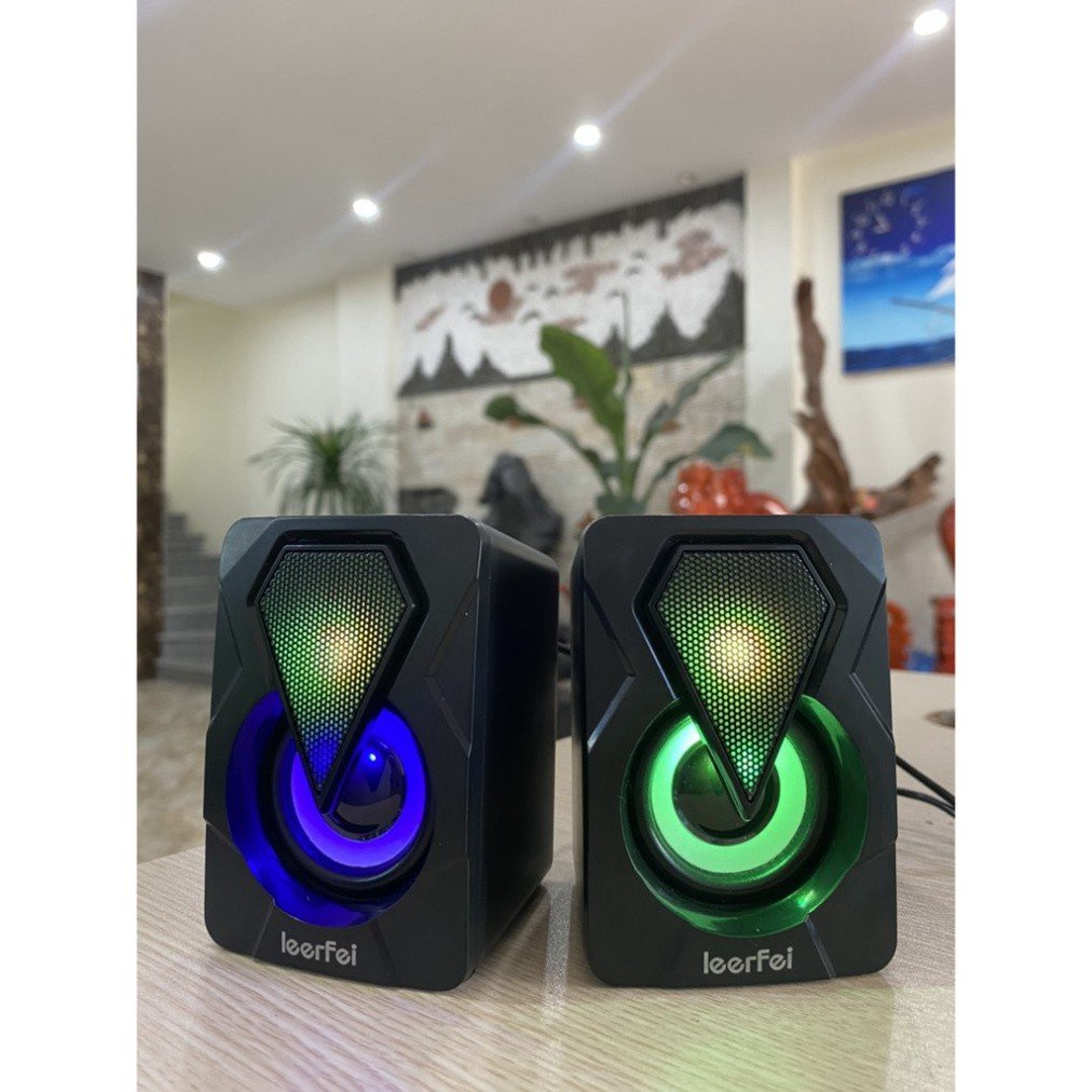 Loa Máy Tính Gaming Cắm Nguồn USB Hiệu Ứng Đèn LED Âm Thanh HD Chất Lượng Cao - ADP1046 / 101Z | BigBuy360 - bigbuy360.vn